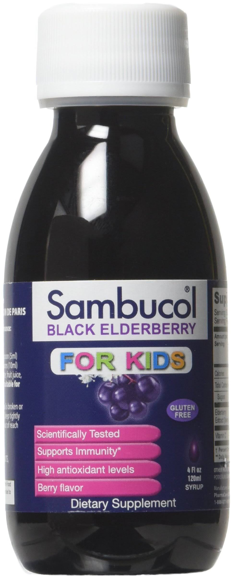 Sambucol Kids Syrup - Black Elderberry, 120ml
