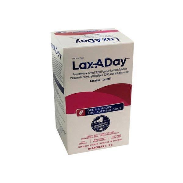 Lax A Day Peg 3350 Powder Sachets - 17g, 10pk
