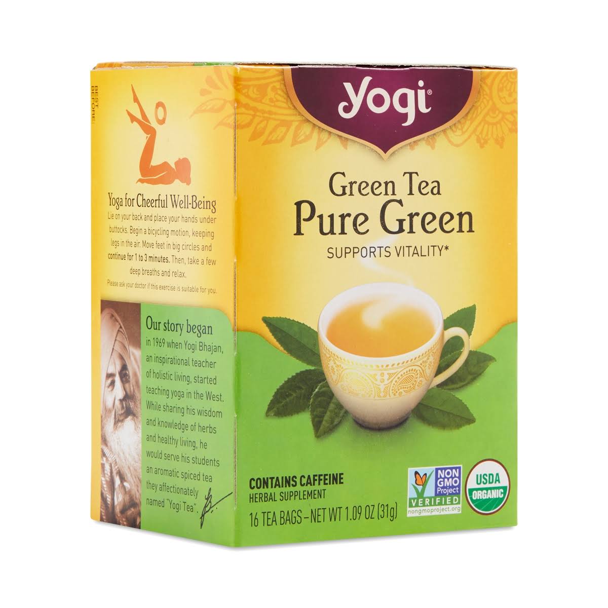 Yogi Pure Green Tea - 16 Tea Bags