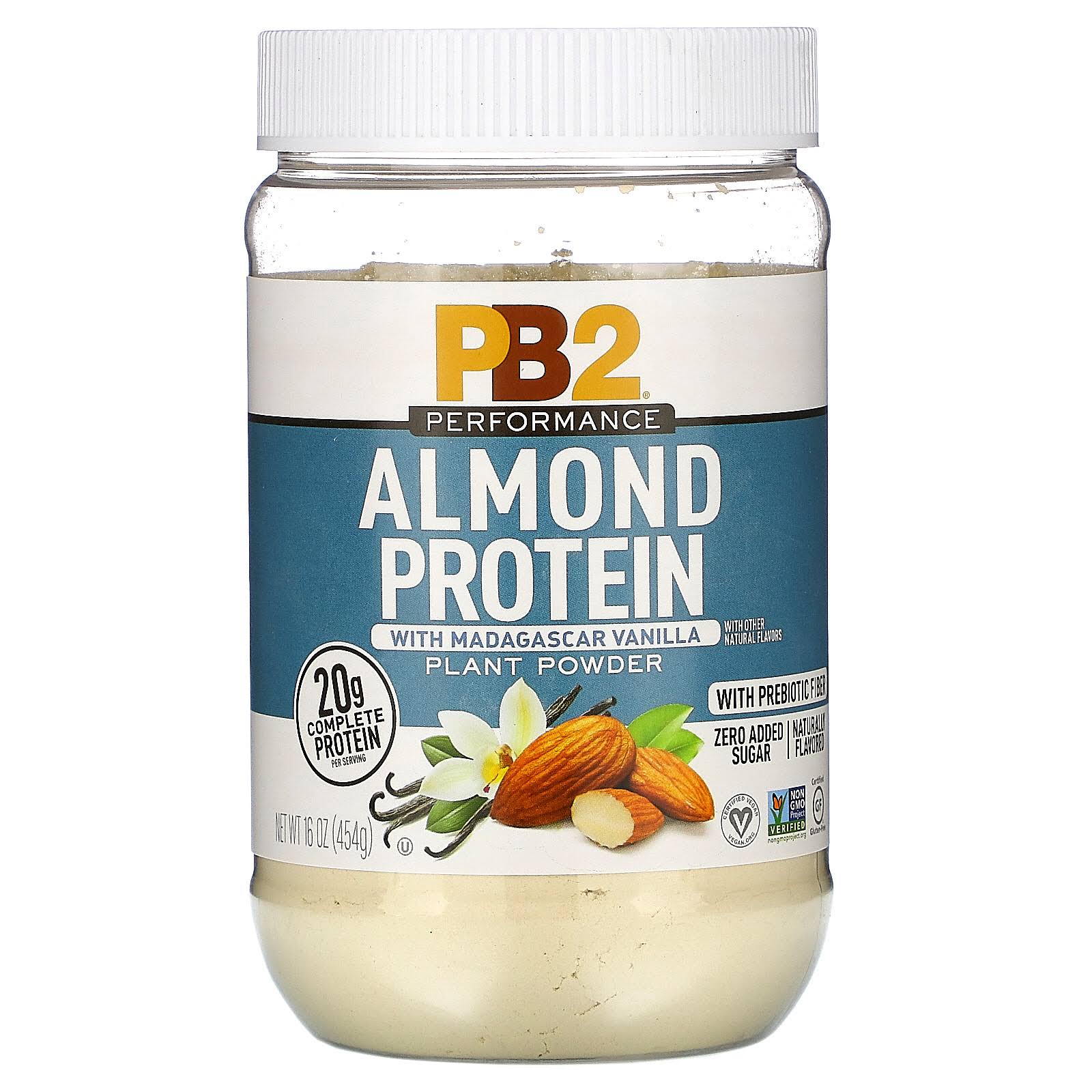 PB2 Foods Almond Protein with Madagascar Vanilla 16 oz 454 g