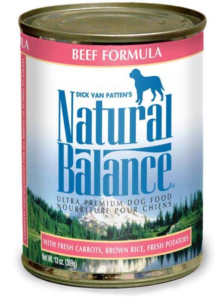 Natural Balance Ultra Premium Dog Food - Beef Formula, 13oz
