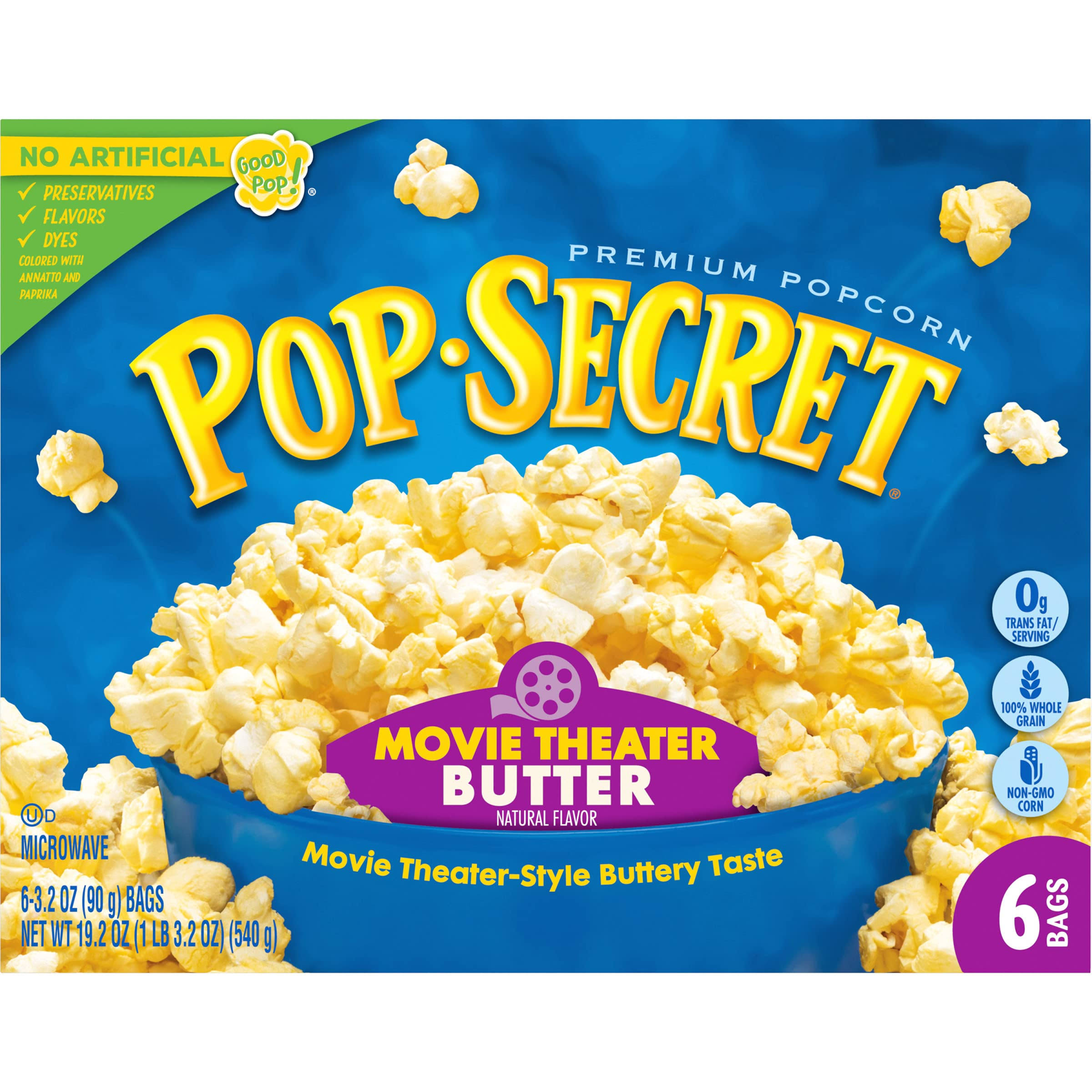 Diamond Food 57706 Microwave Popcorn - Butter 3.5oz
