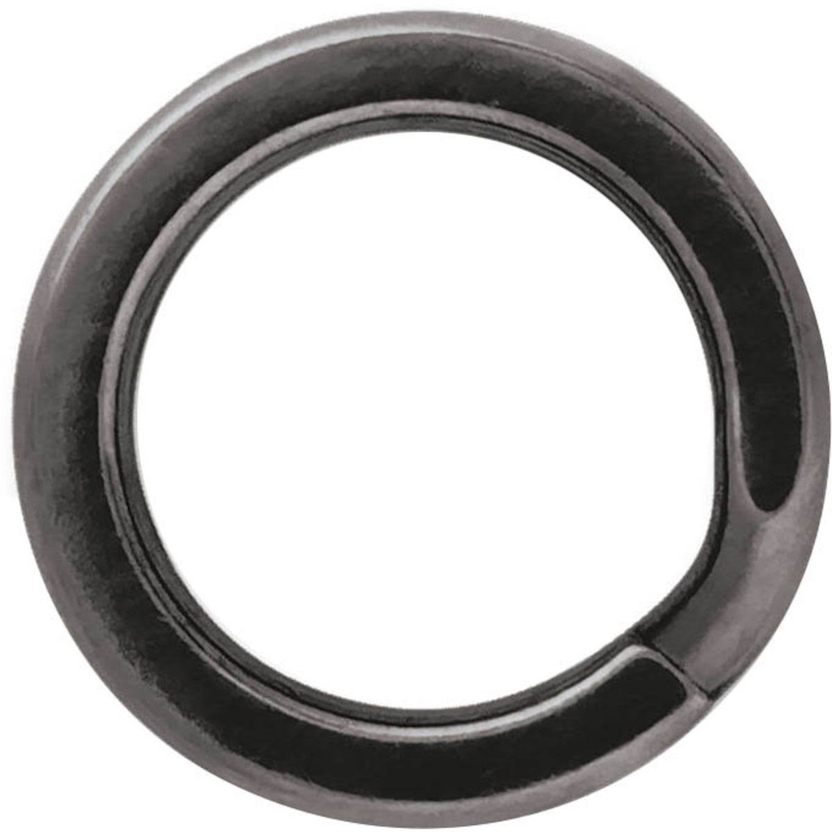 VMC Size 6 Black Stainless Steel Split Ring