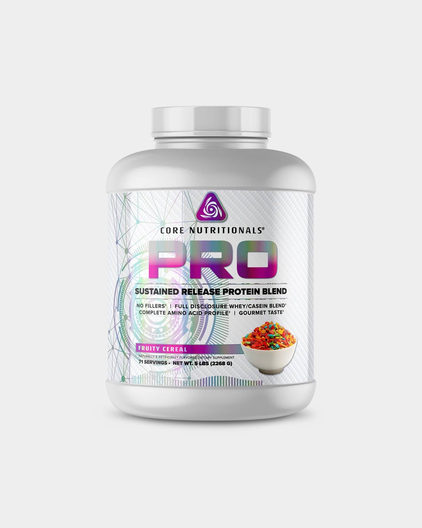 Core Nutritionals Pro Protein, Fruity Cereal, 5 lbs