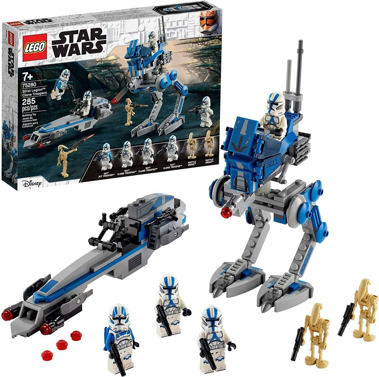LEGO Star Wars 75280 - 501st Legion Clone Troopers (285 Pieces)