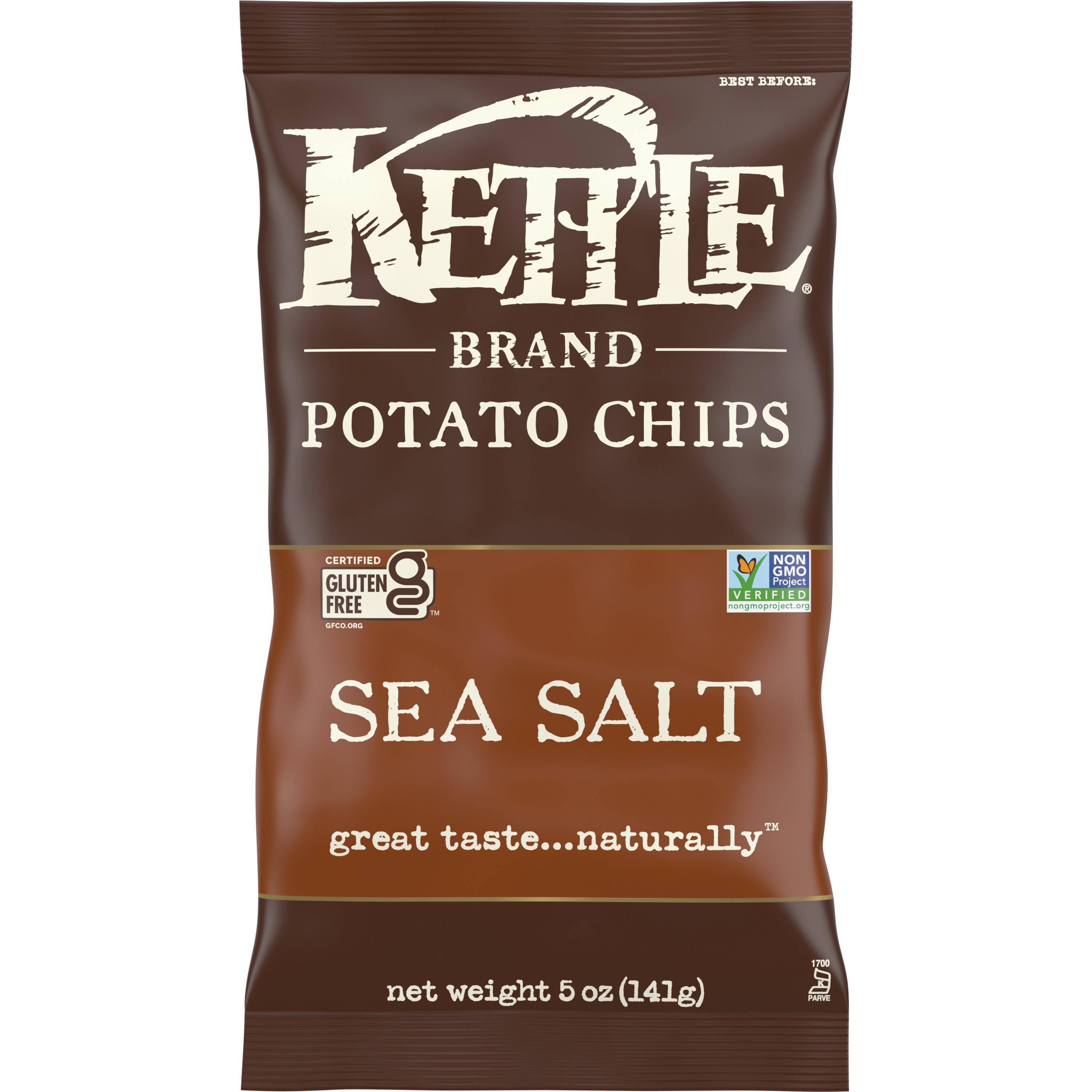 Kettle Brand Potato Chips - Sea Salt, 5 oz