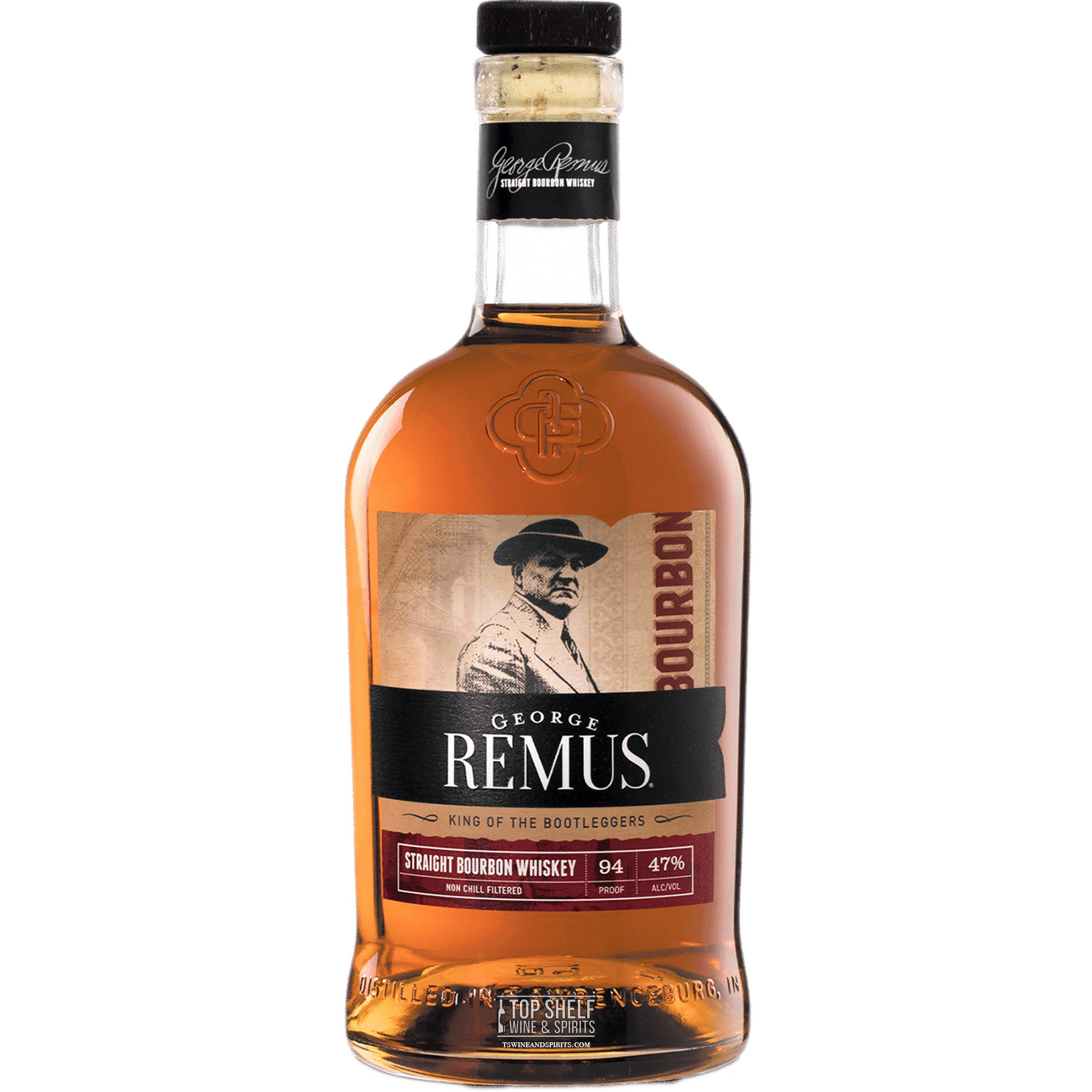 George Remus Straight Bourbon 47% ABV 750ml