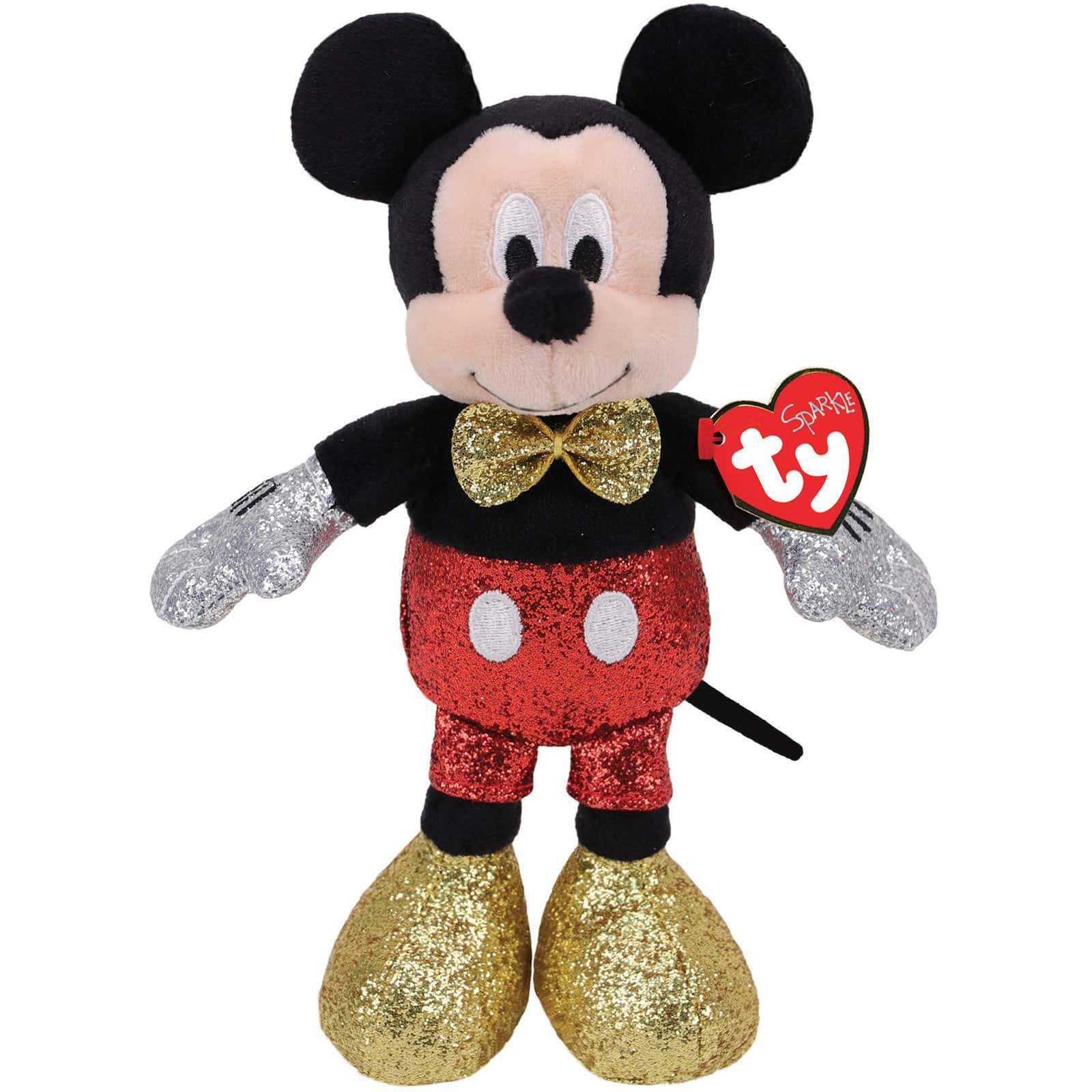 Ty Mickey Mouse Red Sparkle