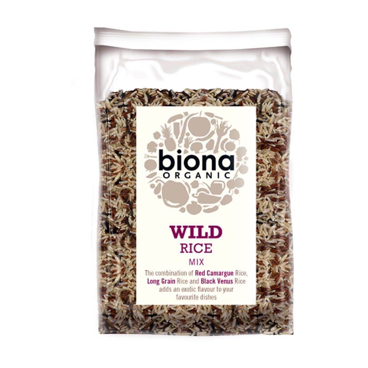 Biona Organic Wild Rice Mix, 500 G