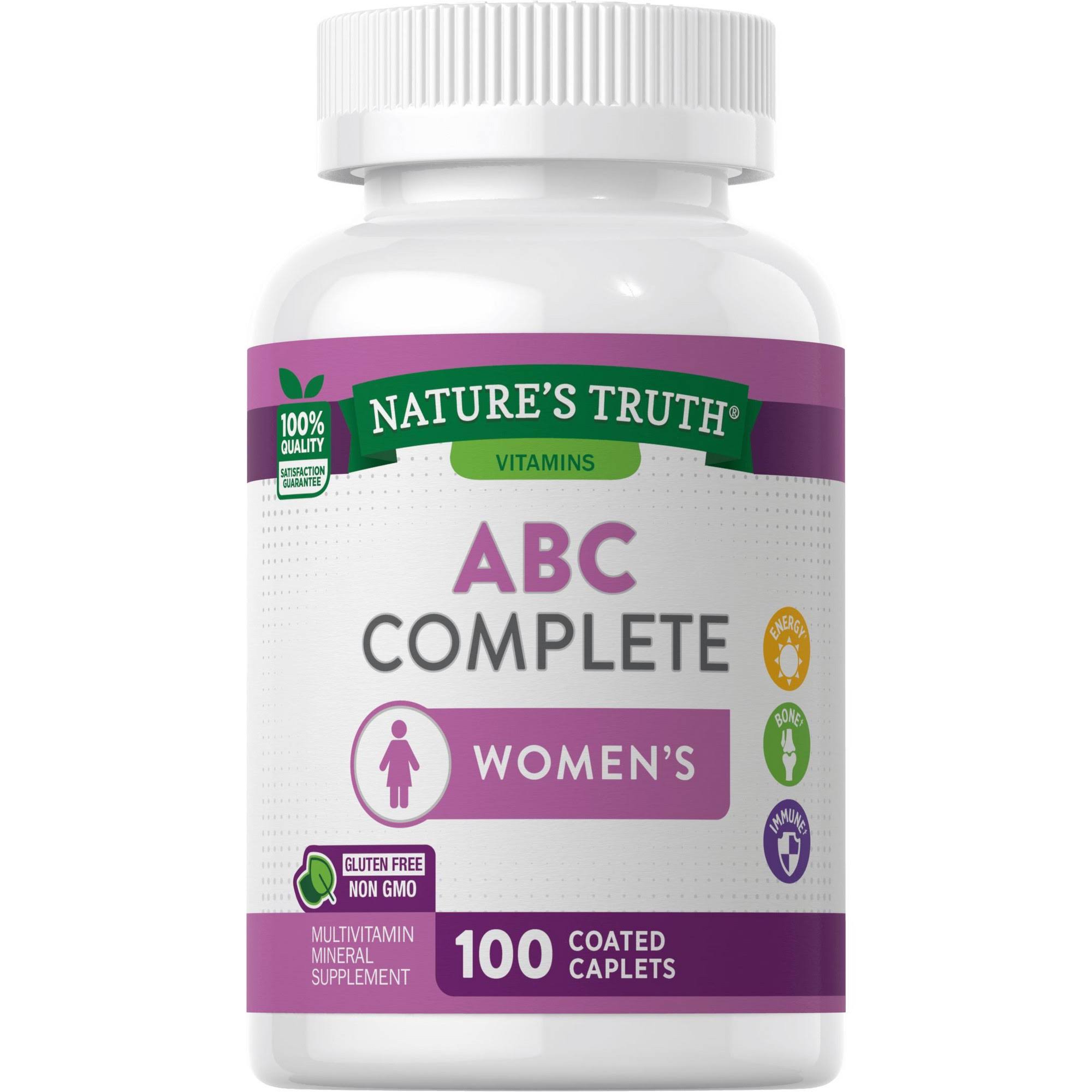 Nature's Truth ABC Complete Women's Multivitamin, 100 Tabs (Pack of 1)