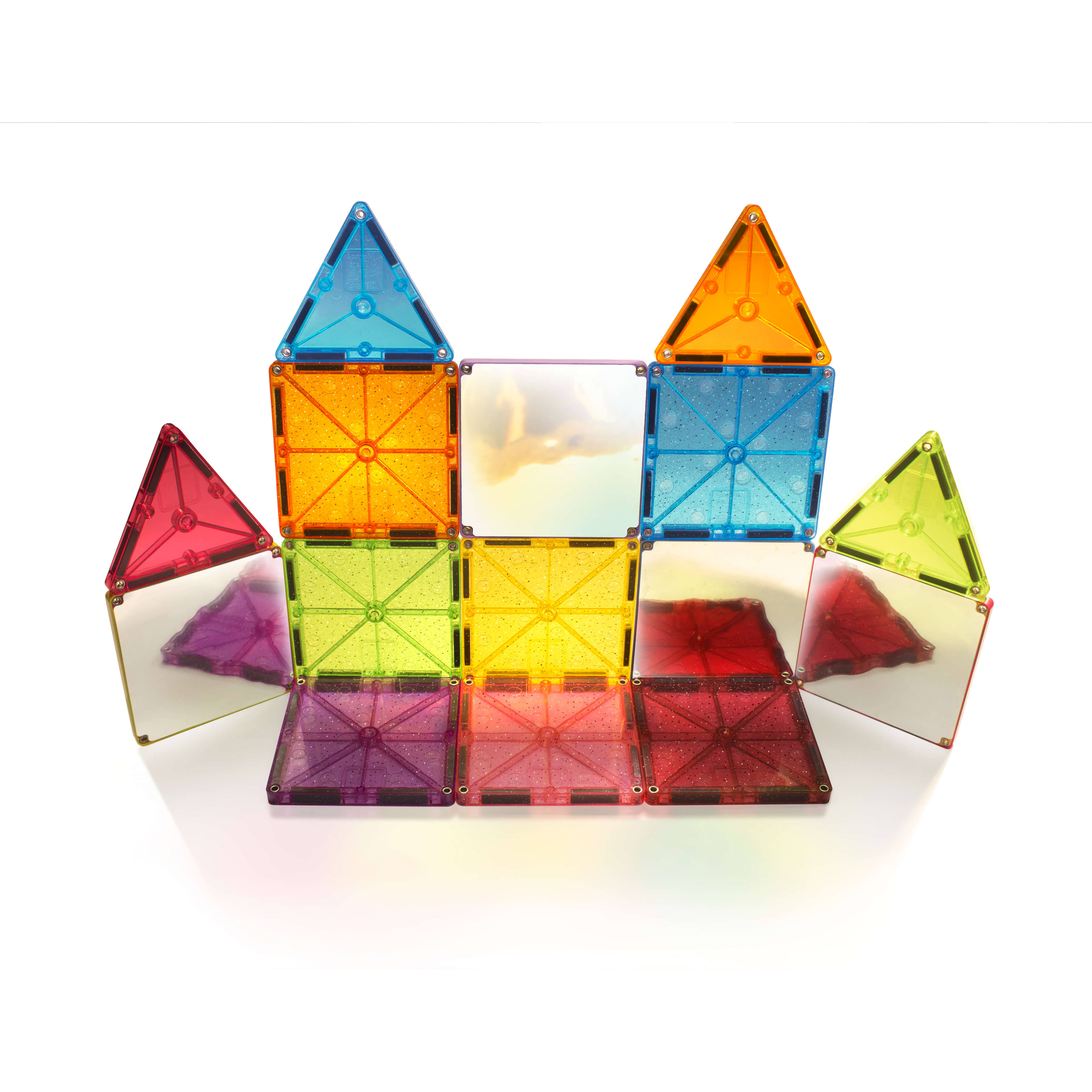 Magna Tiles Stardust 15 Piece Set 3D Magnetic Building Tiles