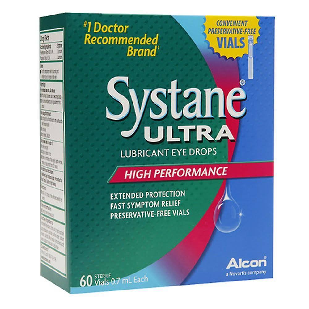 Systane Ultra Lubricant Eye Drops - 60 vials