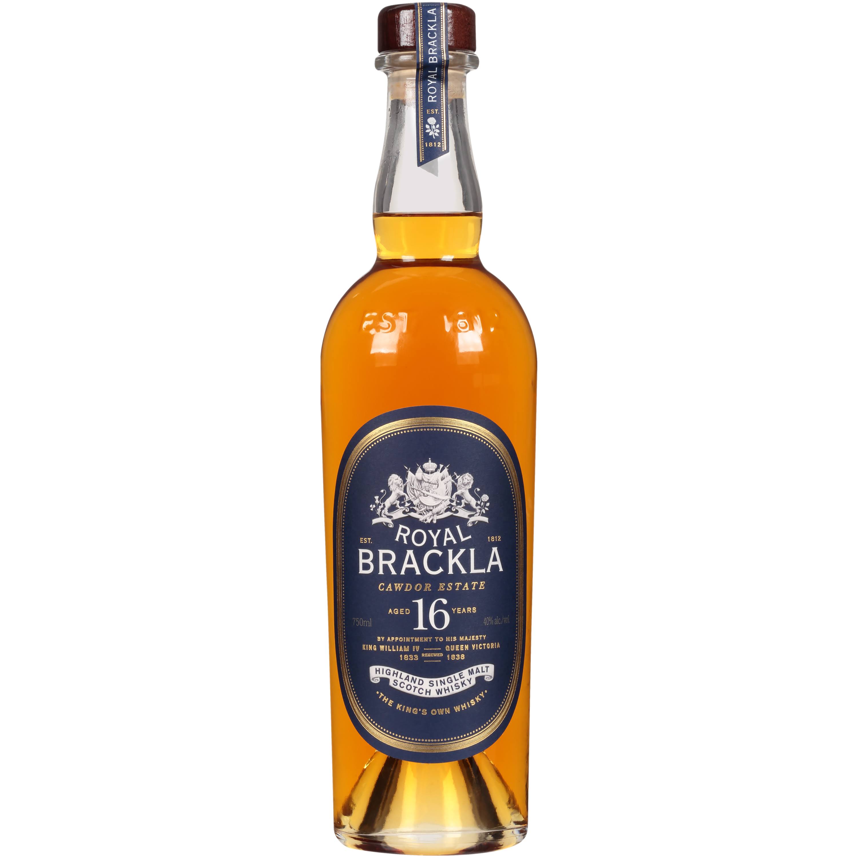 Royal Brackla Highland Single Malt Scotch Whisky - 700ml