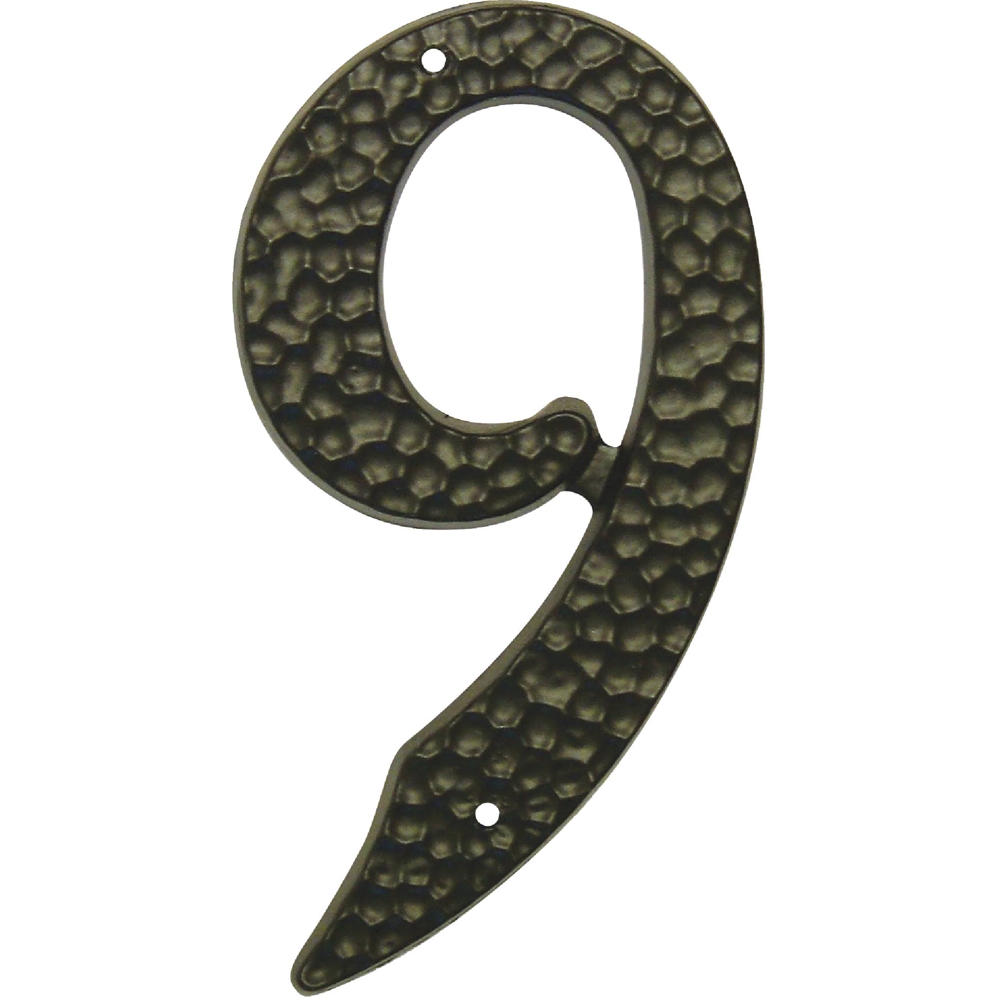Hy-Ko Products House Number - 9, Black, 3-1/2"