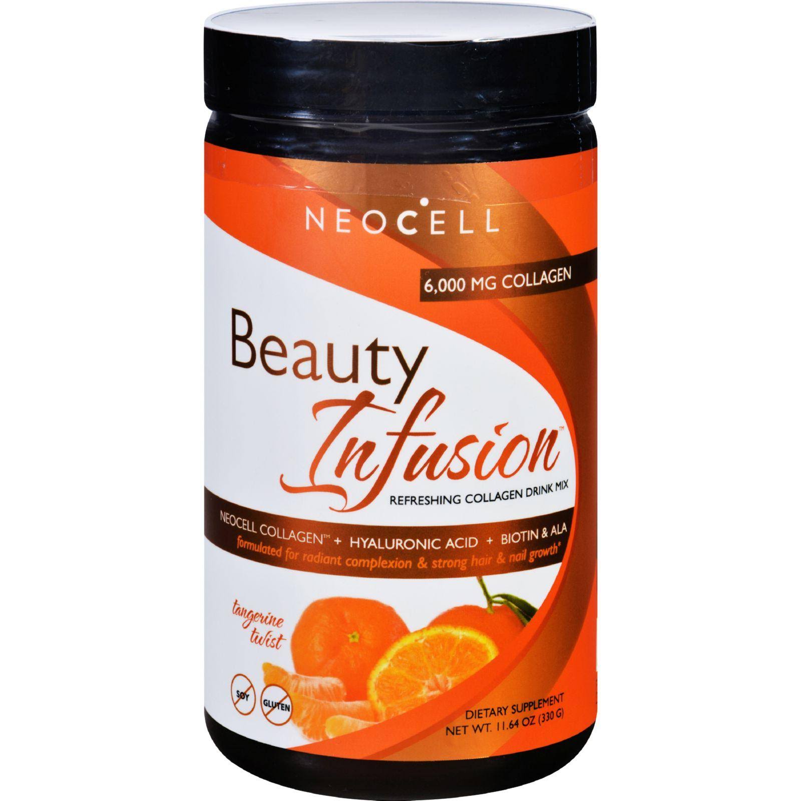 NeoCell Beauty Infusion Collagen Drink Mix - Tangerine, 330g