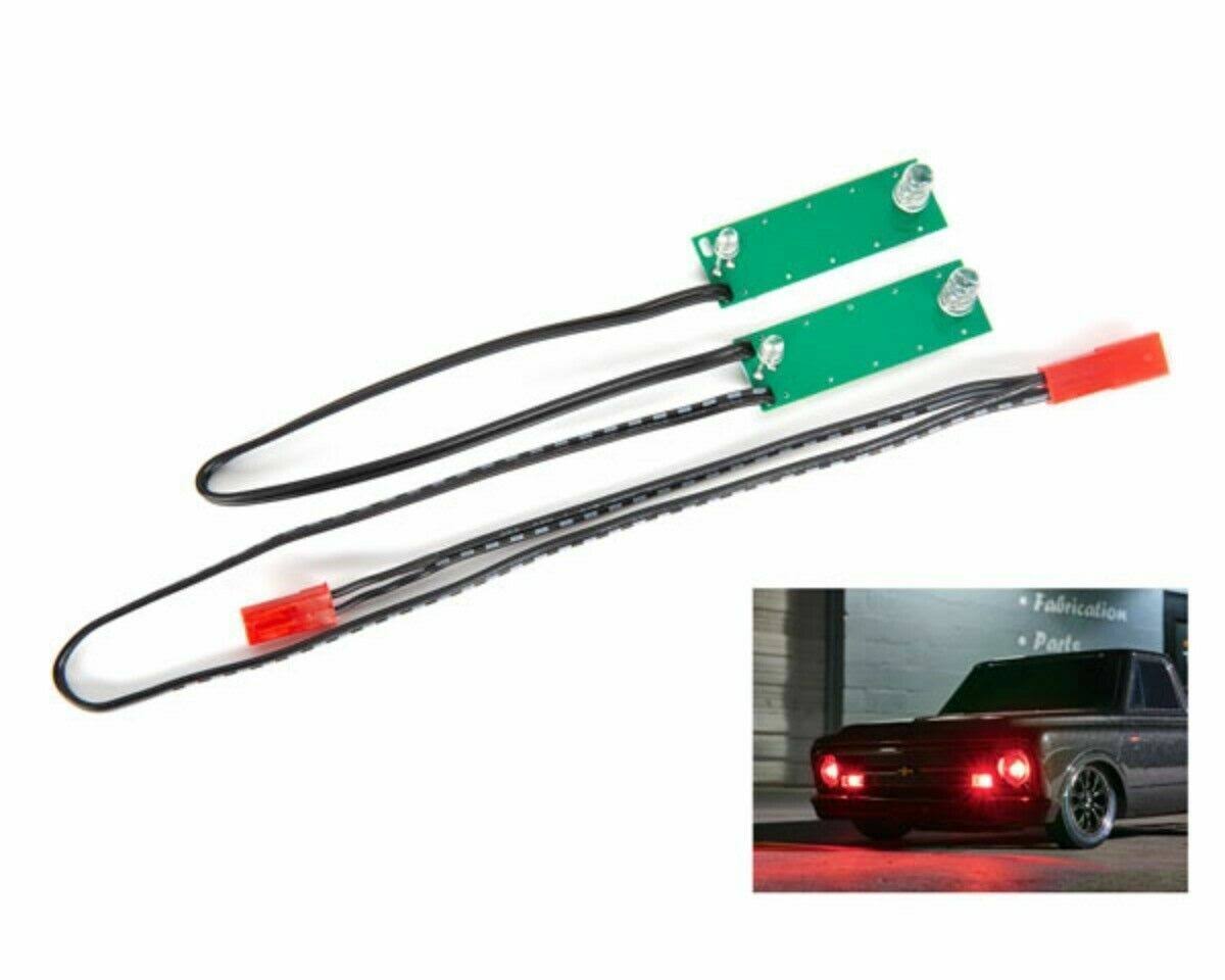 TRA9496R Traxxas LED light set, front, complete (red)