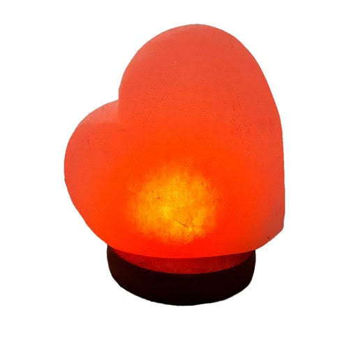 Relaxus Mini Amber Heart Himalayan Salt Lamp