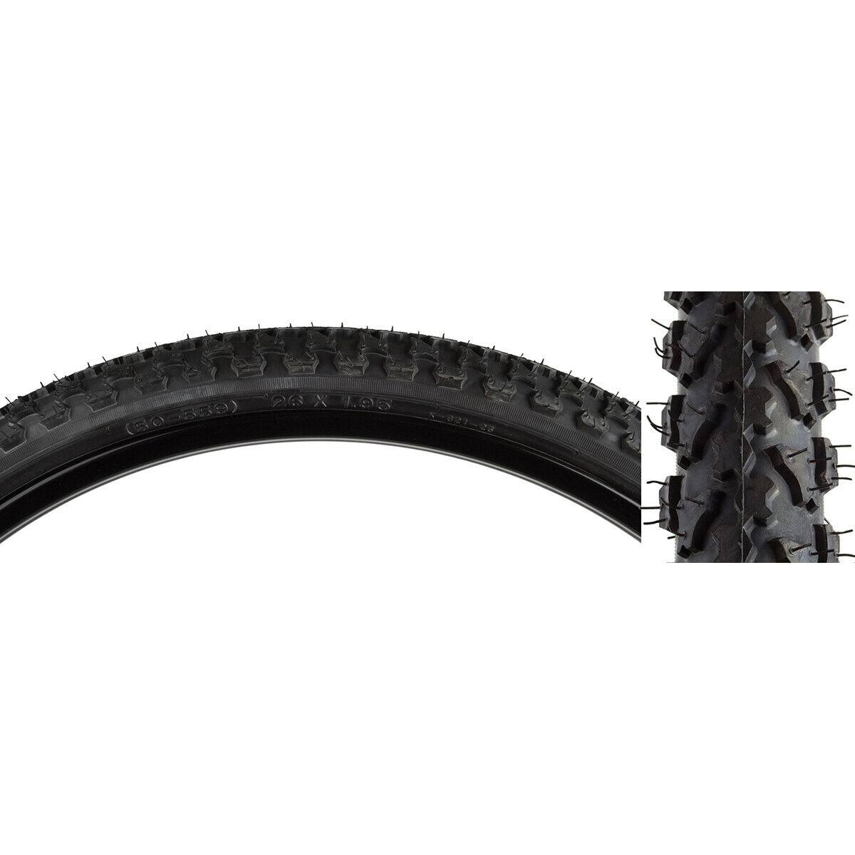 Sunlite Mod Quad MTB Tires, 26 x 1.95, Black/Black