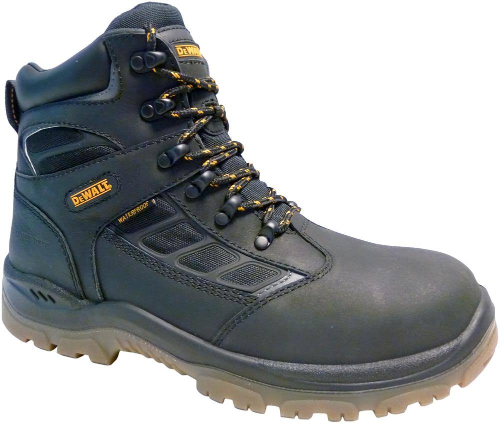 DeWalt Hudson Waterproof Safety Work Boots Black - Size 8