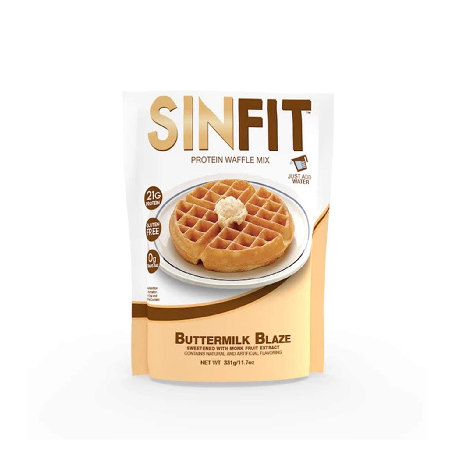 SinFit Protein Waffle Mix - 6 Servings Buttermilk