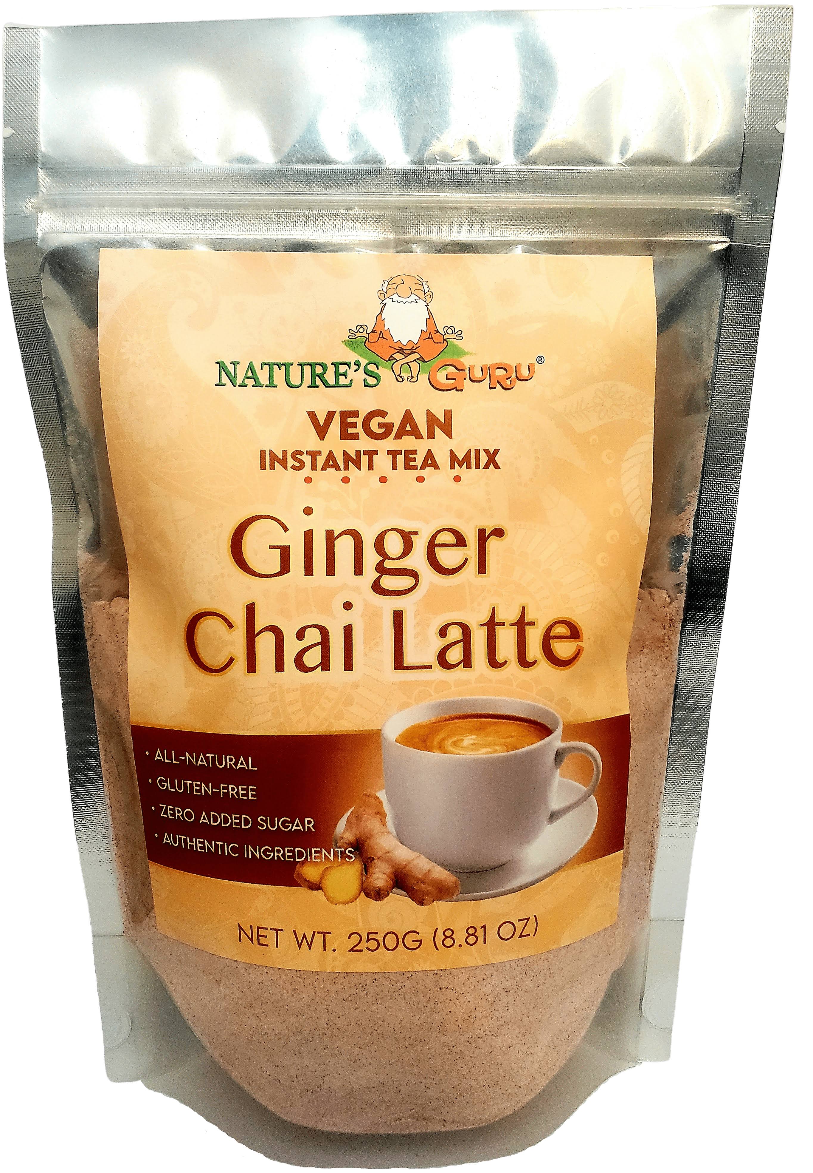 Vegan Ginger Chai Latte Instant Tea Mix I Nature's Guru I Gluten-Free