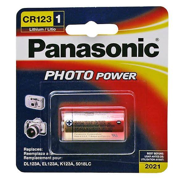 Panasonic CR-123A Lithium Camera Battery - 3v