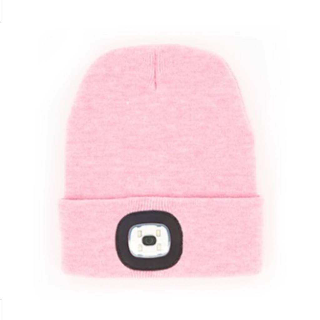 Rechargeable LED Beanie Pink
