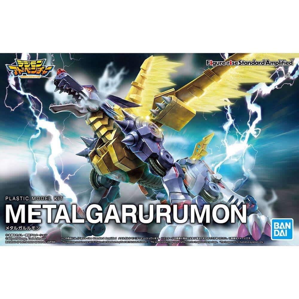 Bandai Figure-rise Standard Digimon Metal Garurumon (Amplified) Model