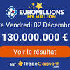Résultat EuroMillions My Million ce vendredi 2 décembre 2022 ...
