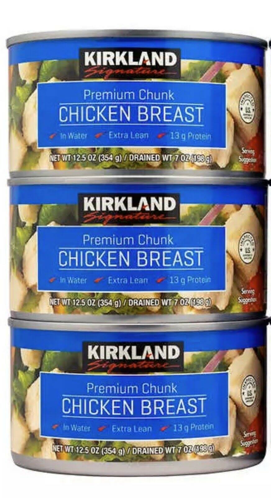 Kirkland Chicken Breast in Water - 3pk, 12.5oz