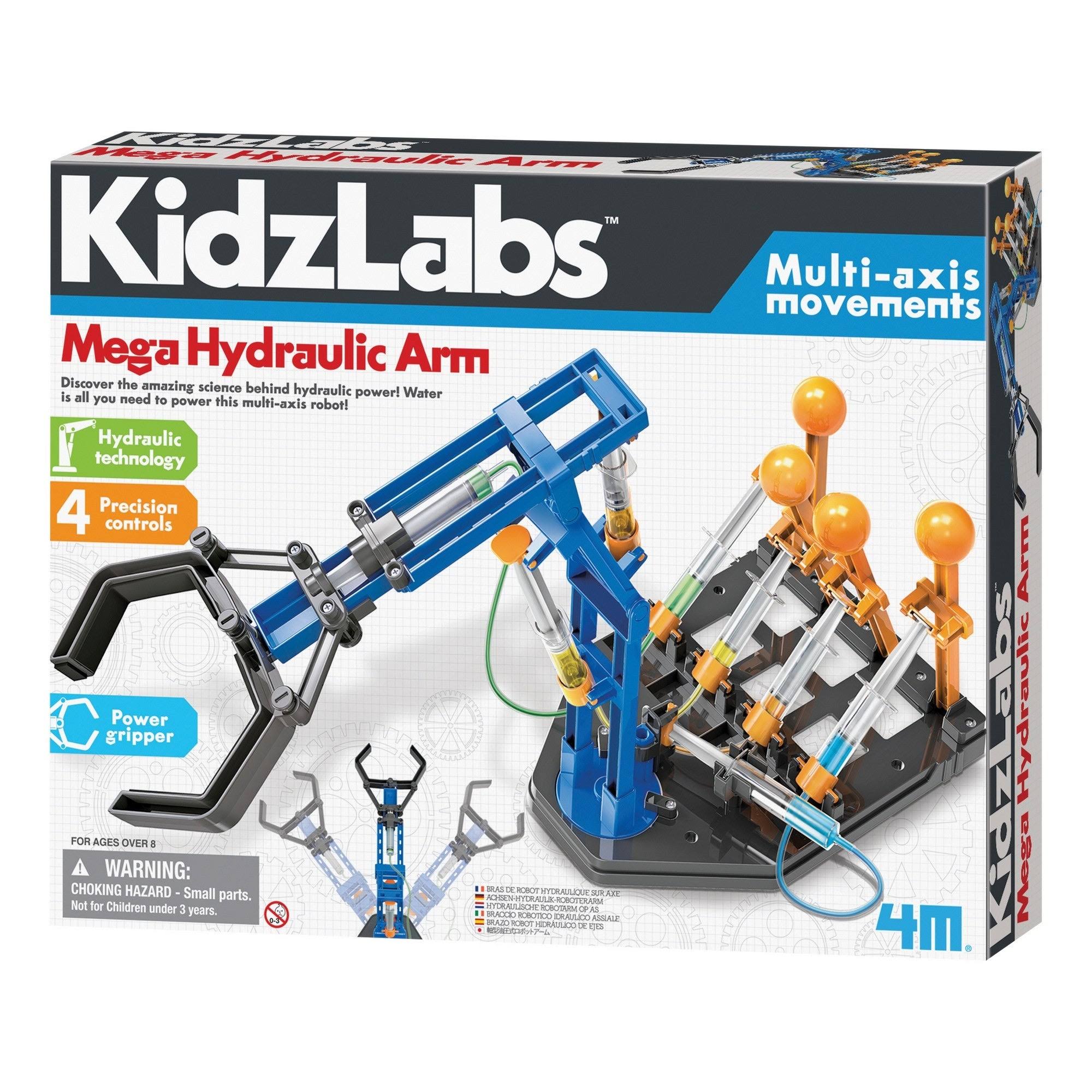 4m KidzLabs Mega Hydraulic Arm Robotic Science Kit