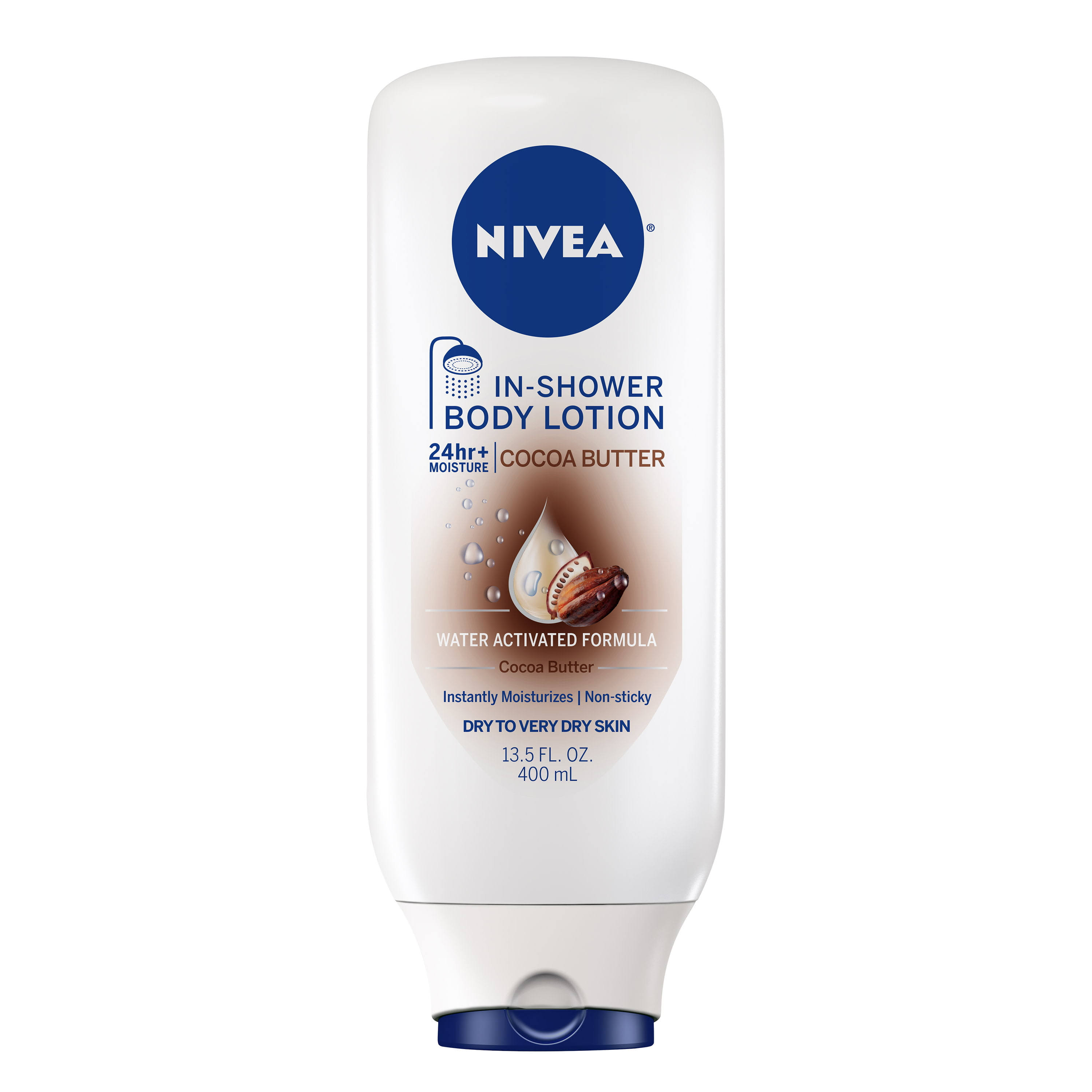Nivea Cocoa Butter In-Shower Body Lotion - 13.5oz