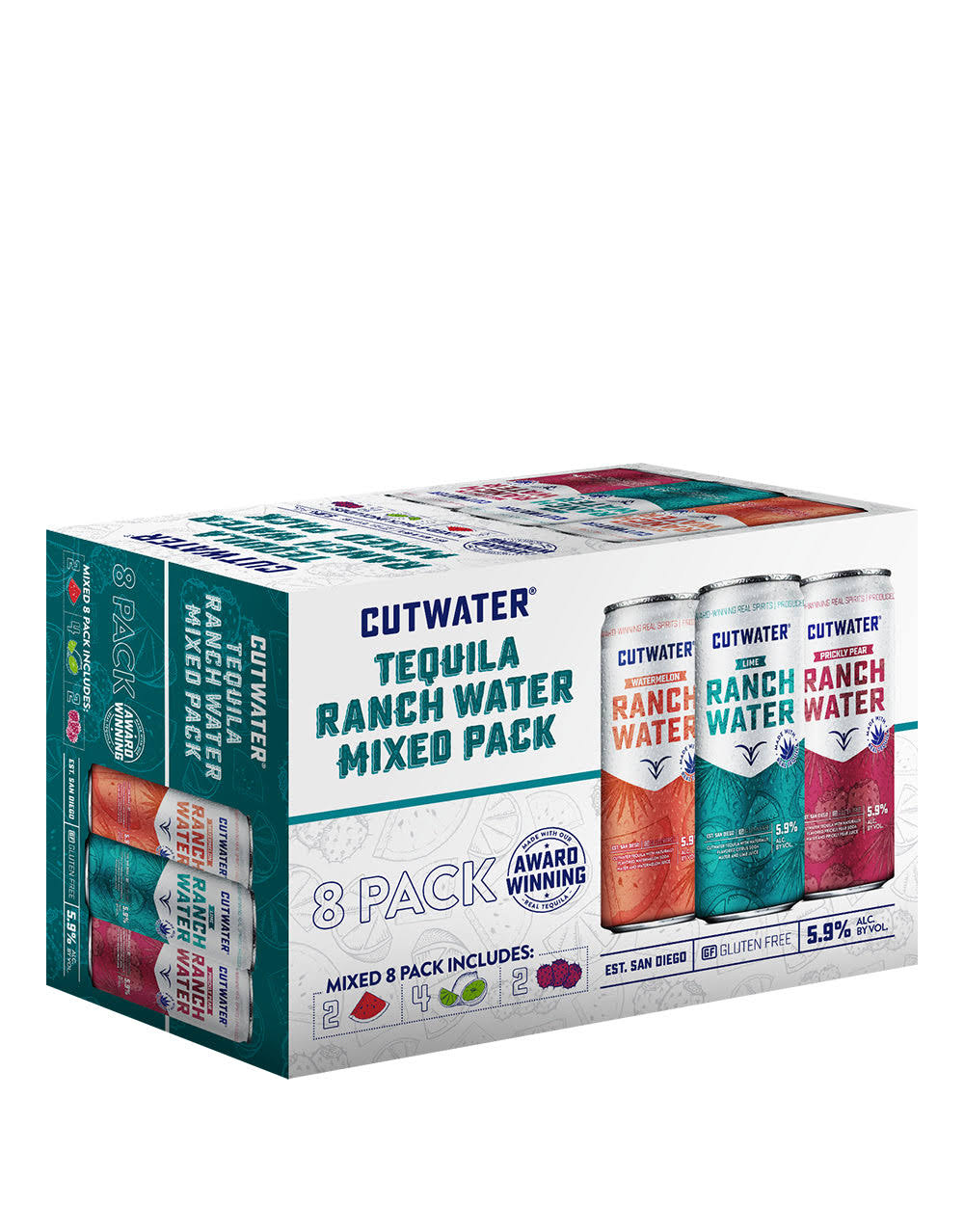 Cutwater Tequila Ranch Water Variety Pack