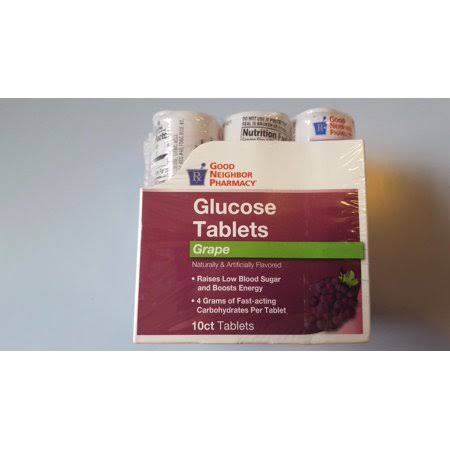 GNP Glucose Tablets Grape 6x10ct