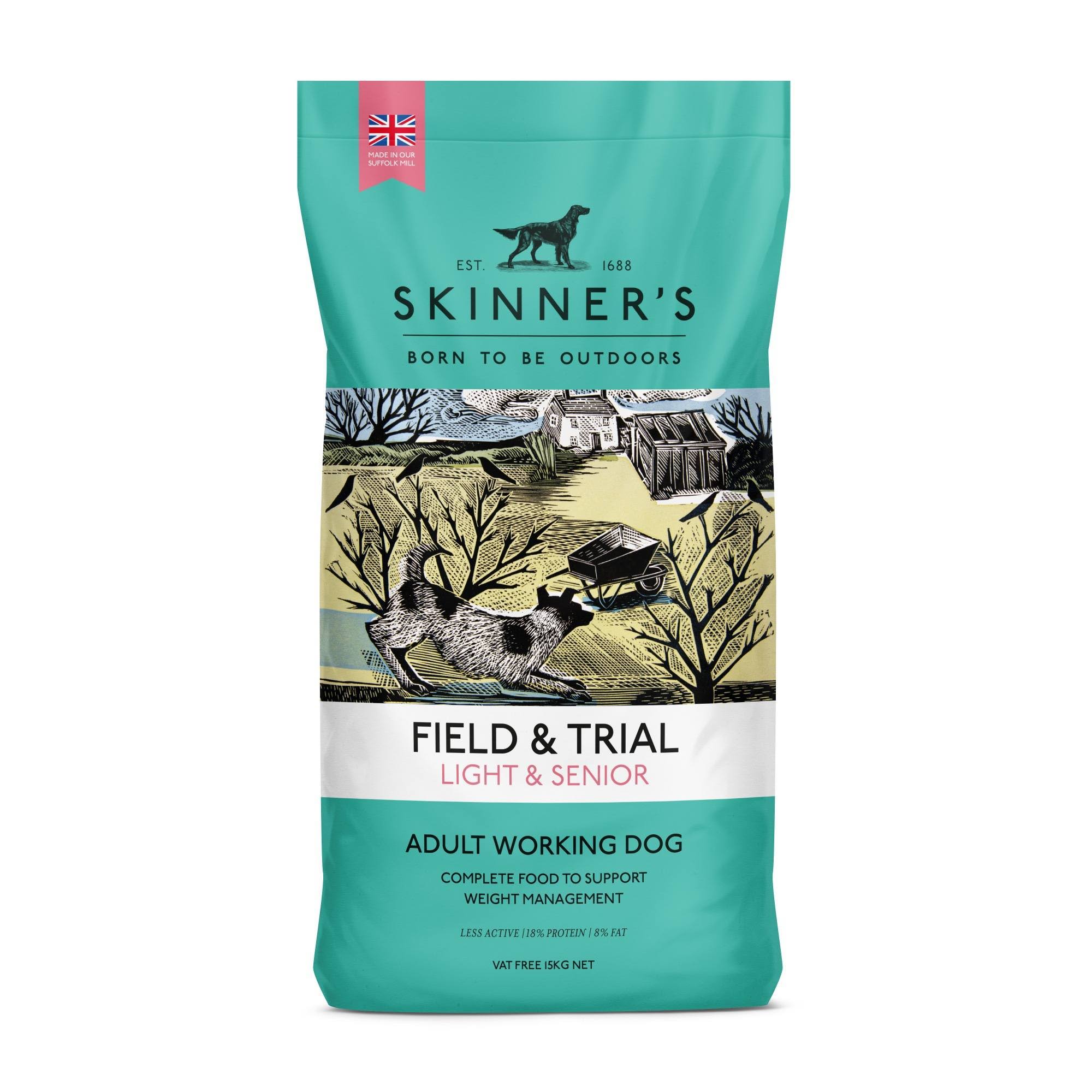 Skinners Field & Trial Light & Senior Dog Food - 15kg