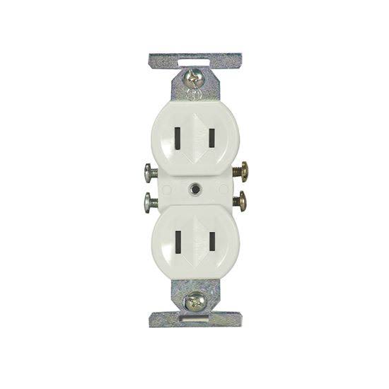 Cooper Wiring 736w-box Duplex Receptacle Outlet - 15amp