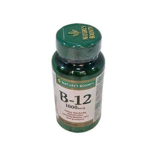 Nature's Bounty Vitamin B-12 Supplements - 100ct
