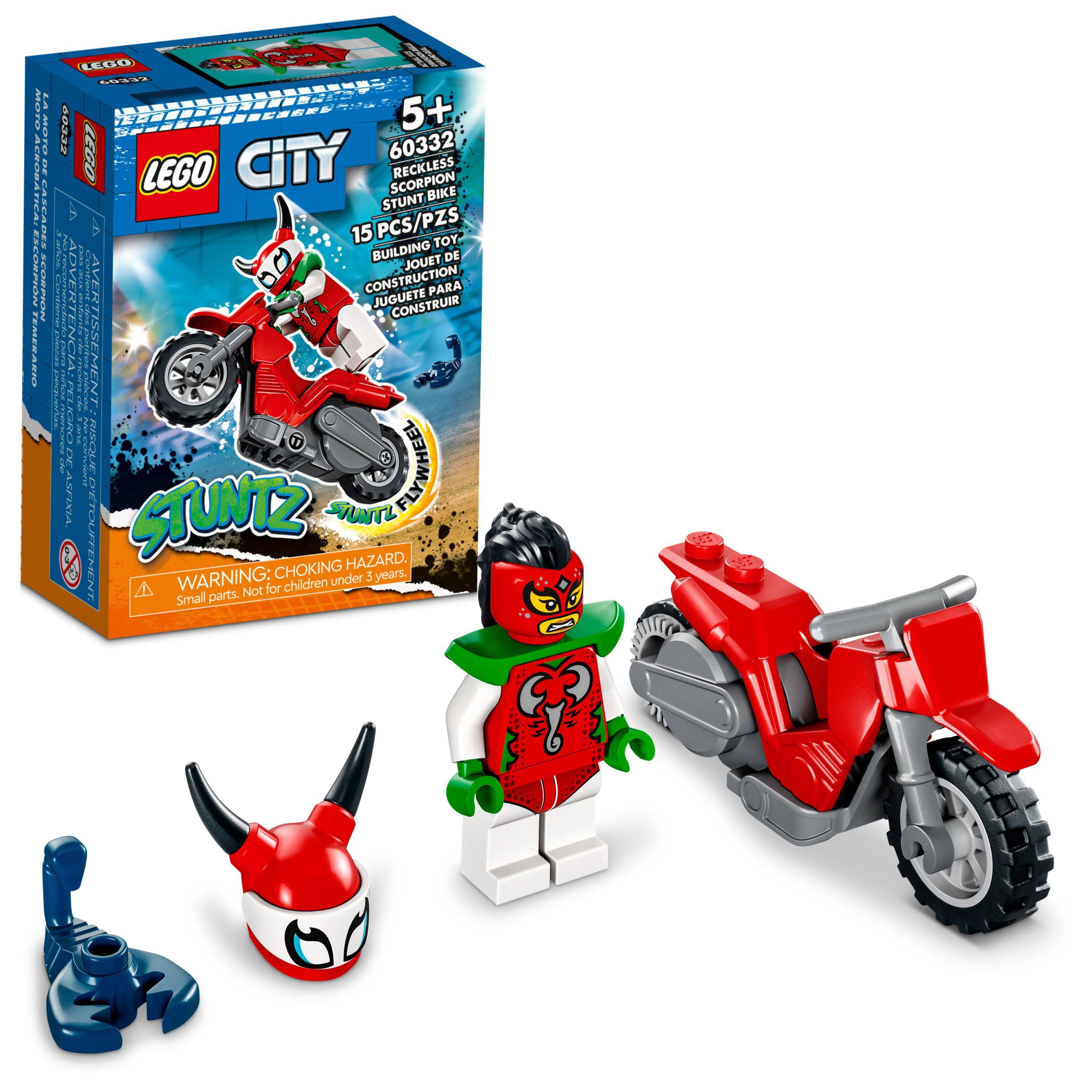 Lego - City Reckless Scorpion Stunt Bike 60332