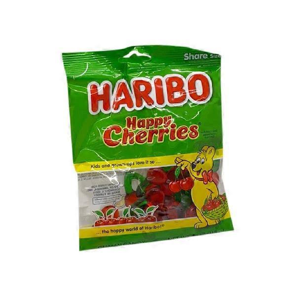 Haribo Happy Cherries Gummi Candy 4oz