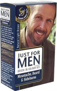 Just For Men Mustache and Beard Colour Gel - Light Brown 1160