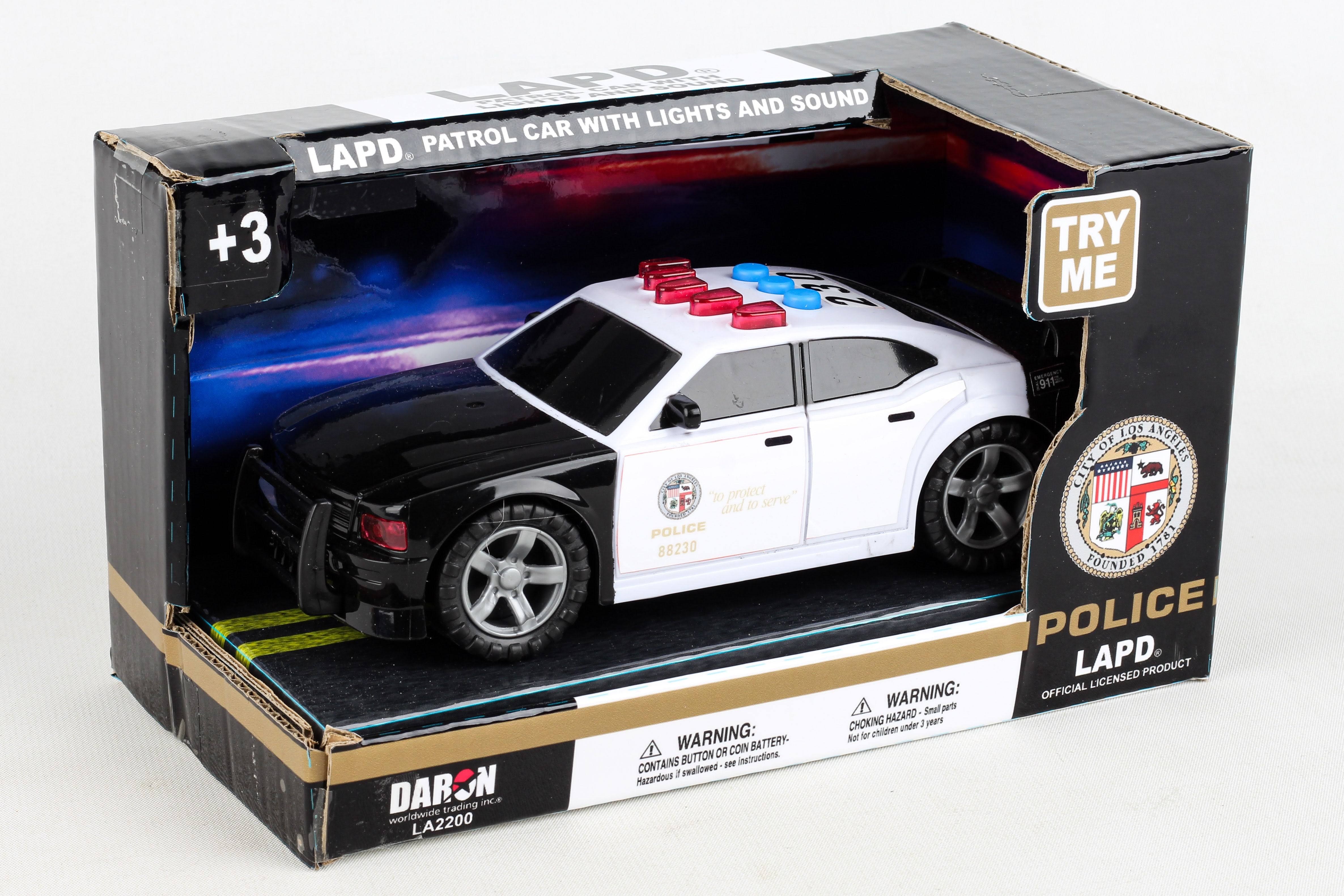 Daron La2200 Lapd Police Car With Lights & Sound Toy Daron Toys