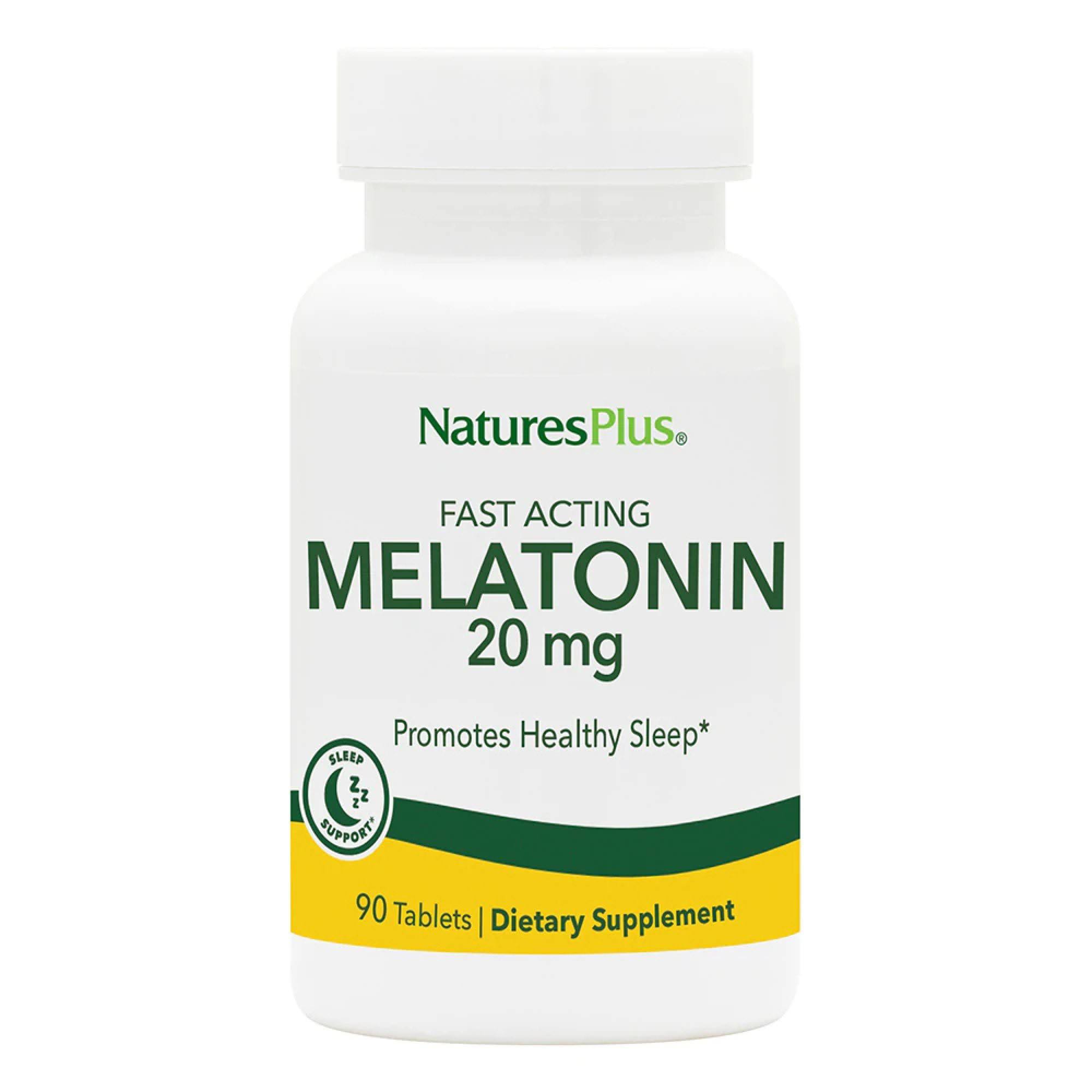 NaturesPlus, Melatonin, 20 mg, 90 Tablets