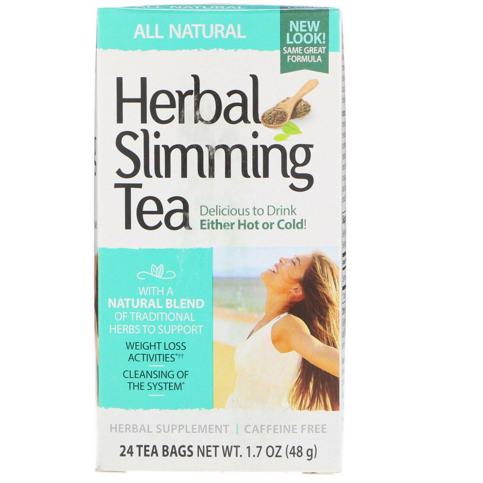 21st Century Slimming Tea - Natural, 24ct