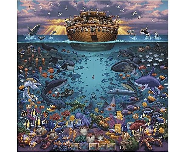 Dowdle Jigsaw Puzzle - Noah's Ark Under the Sea, 1000 Pieces