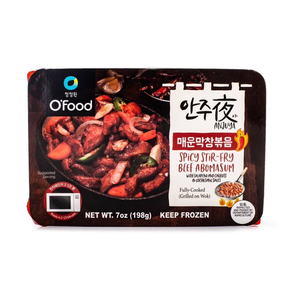 Chungjungone O'Food Spicy Stir Fry Beef Abomasum