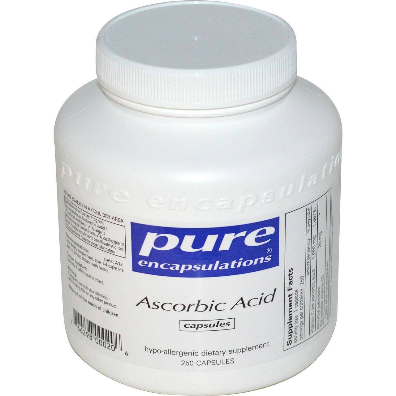 Pure Encapsulations Pure Ascorbic Acid