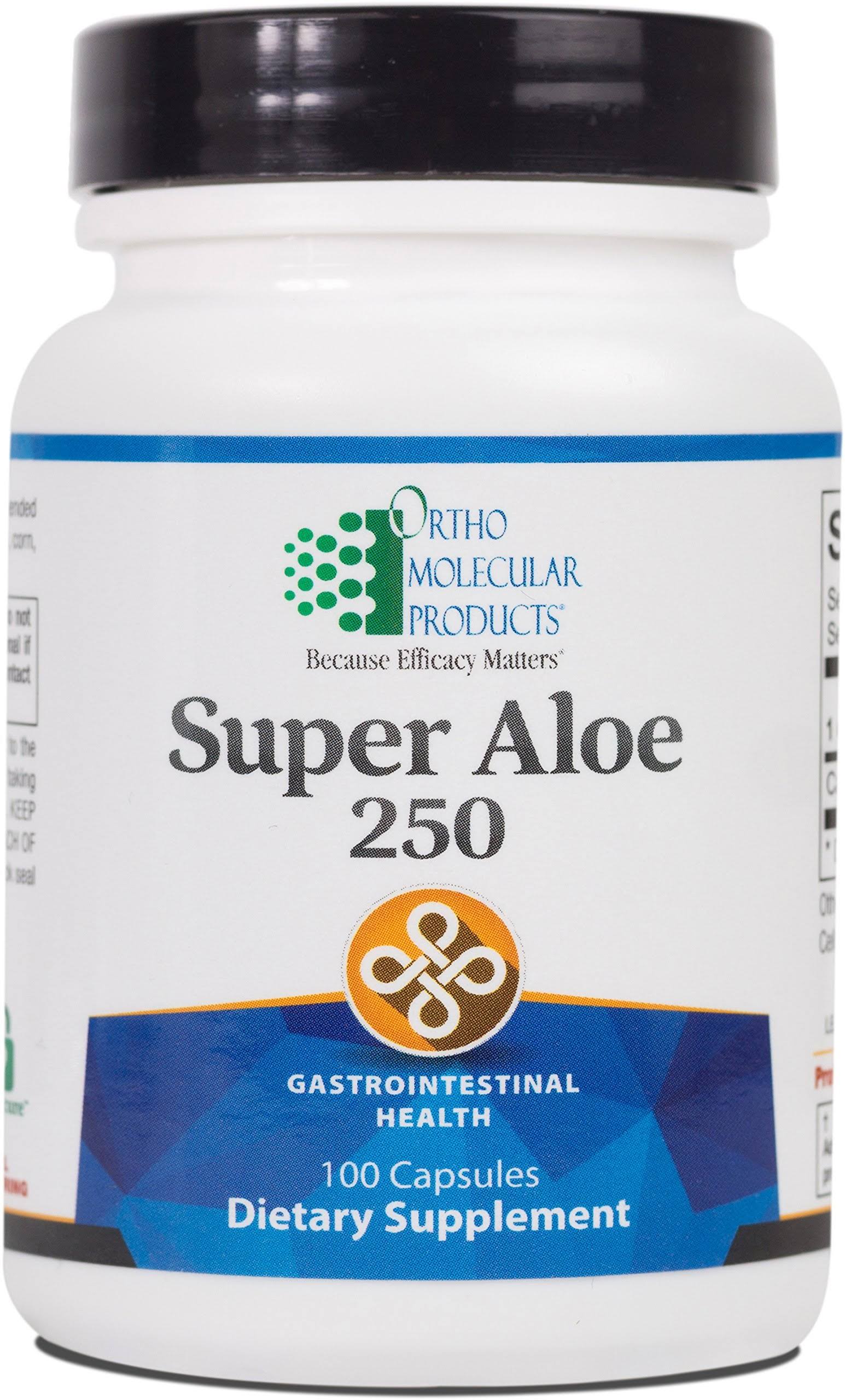 Ortho Molecular Super Aloe 250 Dietary Supplement - 100ct