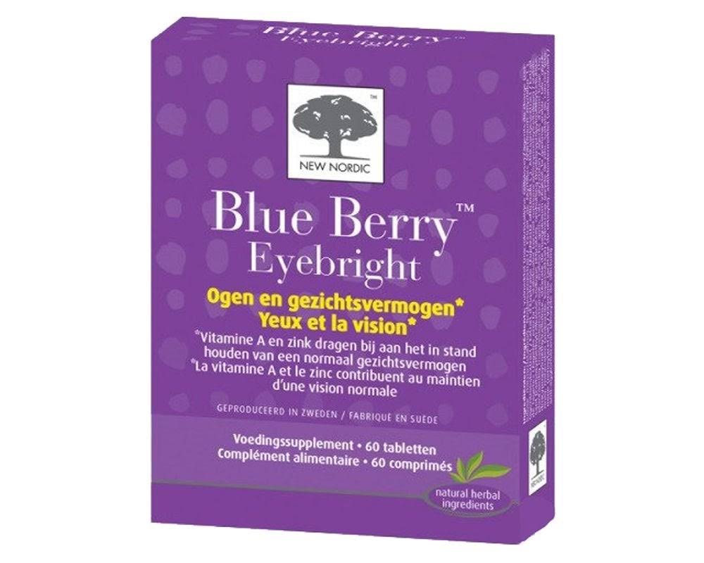 New Nordic Blueberry Eyebright Food Supplement - 60 Tablets