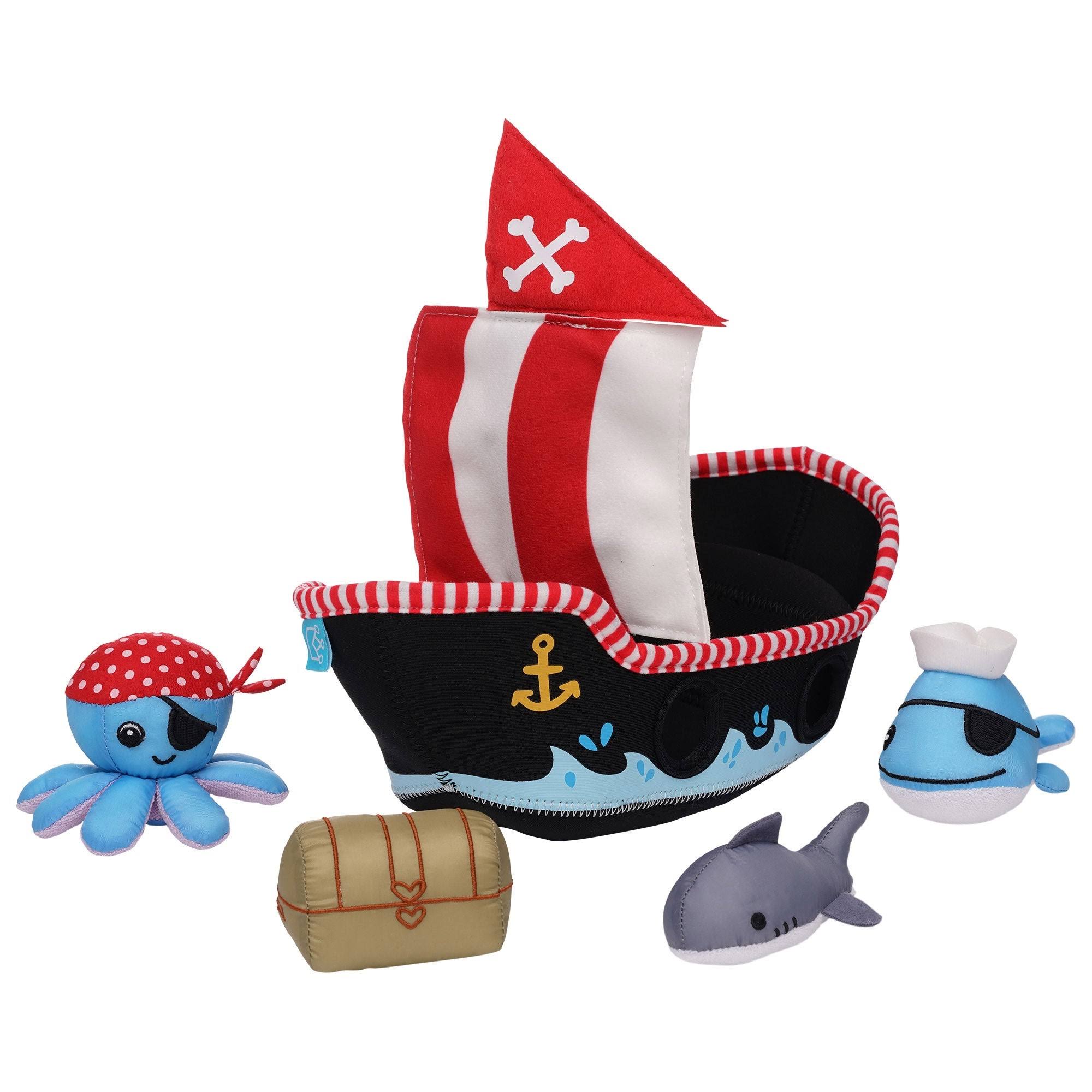 Manhattan Toy | Pirate Ship Floating Fill N Spill