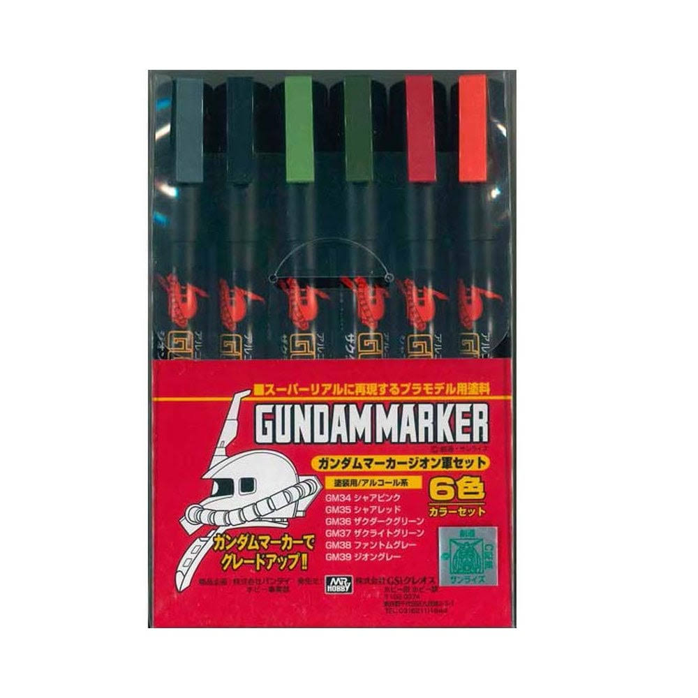 GSI Creos Gundam Marker Set - 6pcs